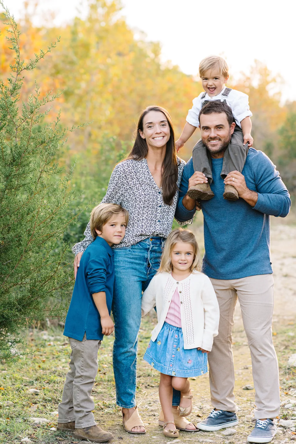 Garrett Lindholm with his family